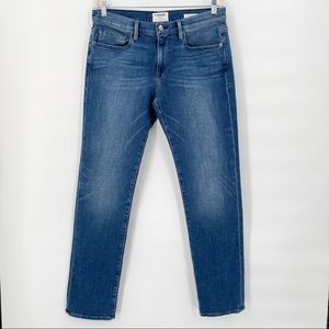 Frame Denim L’Homme Slim Jeans Medium Wash Women’s Size 32